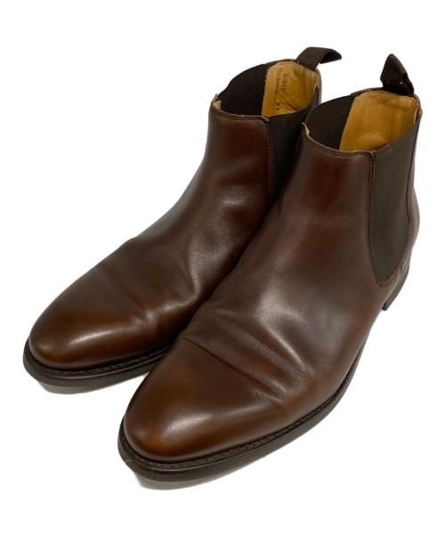 berwick（バーウィック）berwick (バーウィック) サイドゴアブーツ ブラウン サイズ:7 1/2の古着・服飾アイテム