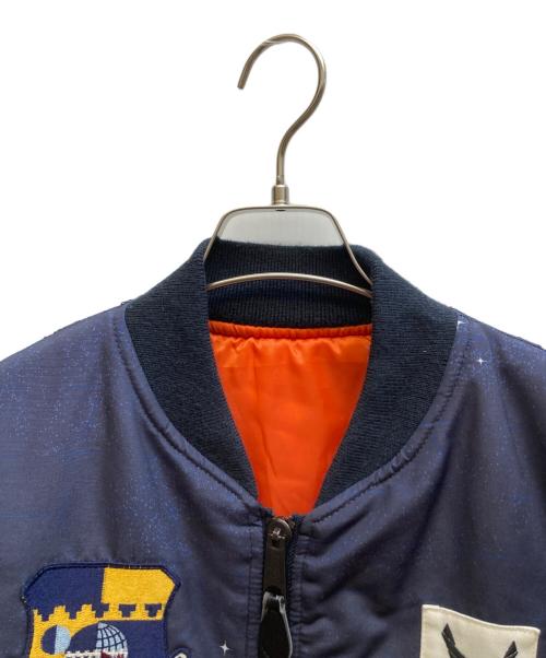 AVIREX（アヴィレックス）AVIREX (アヴィレックス) SPACE COMMAND MA-1ジャケット ネイビー サイズ:Lの古着・服飾アイテム