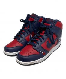 NIKE SB×SUPREME（ナイキエスビー×シュプリーム）の古着「Dunk High By Any Means"Red/Navy-White"」｜レッド×ネイビー
