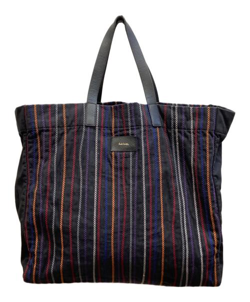 PAUL SMITH（ポールスミス）PAUL SMITH (ポールスミス) ACHAIN トートバッグ ブラックの古着・服飾アイテム