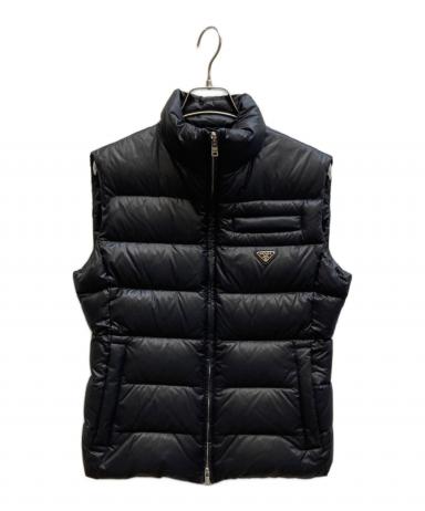 中古・古着通販】PRADA (プラダ) トライアングルロゴダウンベスト