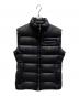 PRADA（プラダ）の古着「トライアングルロゴダウンベスト」｜ブラック