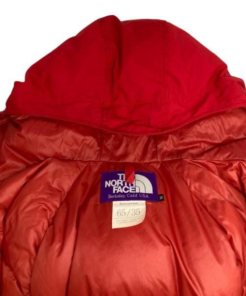 THE NORTHFACE PURPLELABEL（ザ・ノースフェイス パープルレーベル）THE NORTHFACE PURPLELABEL (ザ・ノースフェイス パープルレーベル) 65/35 Mountain Short Down Parka レッド サイズ:Mの古着・服飾アイテム