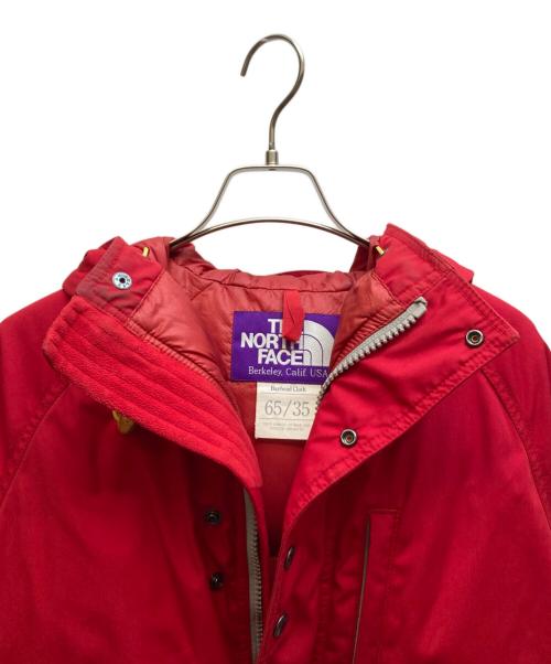 THE NORTHFACE PURPLELABEL（ザ・ノースフェイス パープルレーベル）THE NORTHFACE PURPLELABEL (ザ・ノースフェイス パープルレーベル) 65/35 Mountain Short Down Parka レッド サイズ:Mの古着・服飾アイテム