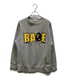 A BATHING APE（ア ベイシング エイプ）の古着「90‘sプリントスウェット」｜グレー
