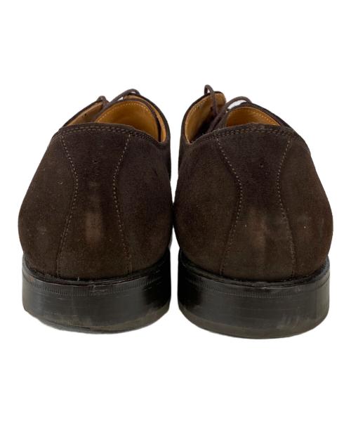 SCOTCH GRAIN（スコッチグレイン）SCOTCH GRAIN (スコッチグレイン) スエード プレーントゥシューズ ブラウン サイズ:25 1/2の古着・服飾アイテム