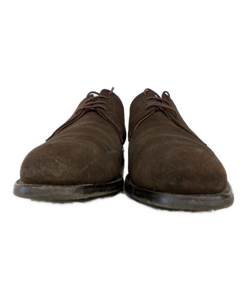 SCOTCH GRAIN（スコッチグレイン）SCOTCH GRAIN (スコッチグレイン) スエード プレーントゥシューズ ブラウン サイズ:25 1/2の古着・服飾アイテム