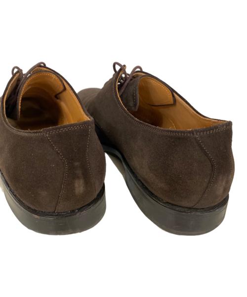 SCOTCH GRAIN（スコッチグレイン）SCOTCH GRAIN (スコッチグレイン) スエード プレーントゥシューズ ブラウン サイズ:25 1/2の古着・服飾アイテム
