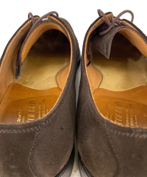 SCOTCH GRAIN（スコッチグレイン）SCOTCH GRAIN (スコッチグレイン) スエード プレーントゥシューズ ブラウン サイズ:25 1/2の古着・服飾アイテム