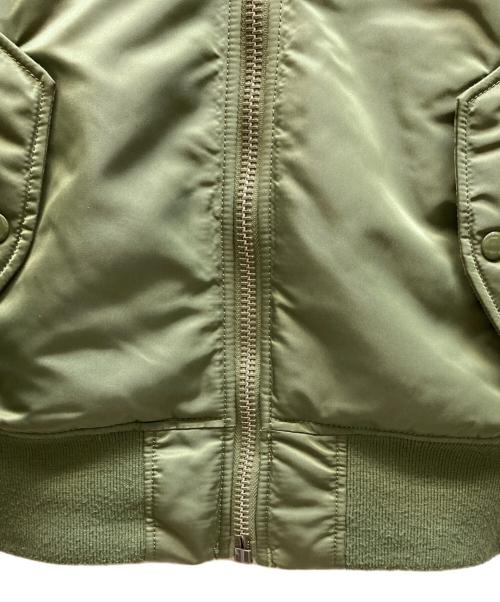 ALPHA（アルファ）ALPHA (アルファ) MA-1ジャケット オリーブ サイズ:Sの古着・服飾アイテム