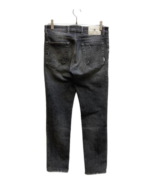 PT TORINO（ピーティートリノ）PT TORINO (ピーティートリノ) ダメージデニムパンツ ブラック サイズ:32の古着・服飾アイテム