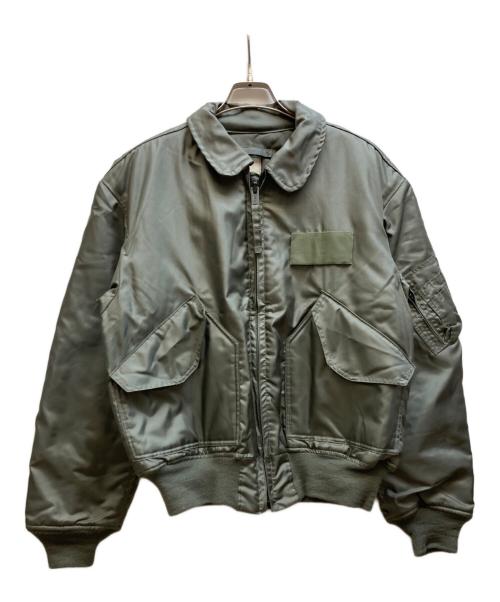 US ARMY（ユーエスアーミー）US ARMY (ユーエスアーミー) CWU-45/Pフライトジャケット オリーブ サイズ:LARGE{42-44}の古着・服飾アイテム