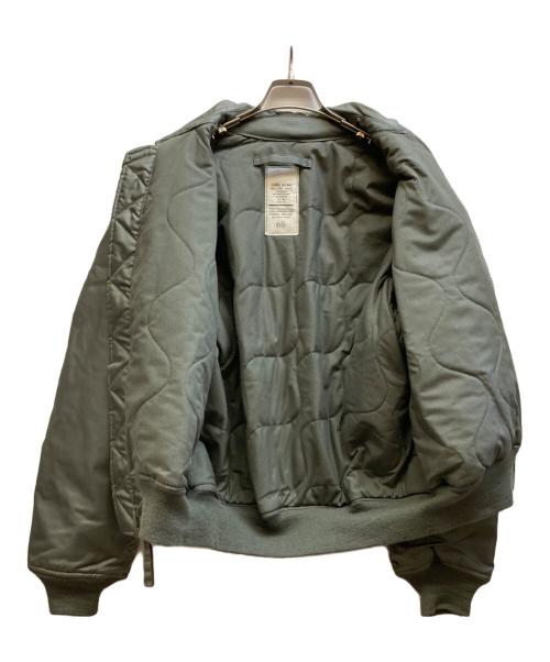 US ARMY（ユーエスアーミー）US ARMY (ユーエスアーミー) CWU-45/Pフライトジャケット オリーブ サイズ:LARGE{42-44}の古着・服飾アイテム