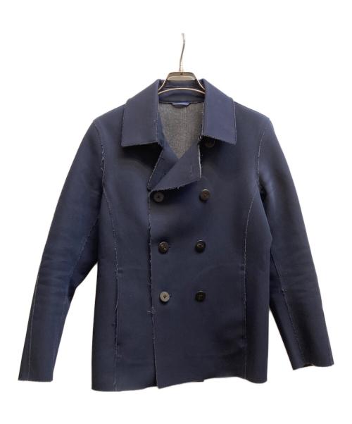 Junhashimoto（ジュンハシモト）Junhashimoto (ジュンハシモト) カットオフPコート ネイビー サイズ:2の古着・服飾アイテム