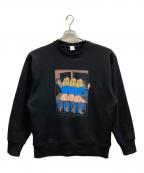 RADIALLラディアル）の古着「プリントスウェット」｜ブラック