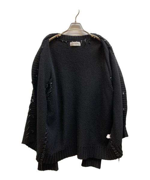 DISCOVERED（ディスカバード）DISCOVERED (ディスカバード) LOOPING KNIT CARDIGAN ブラック サイズ:2の古着・服飾アイテム