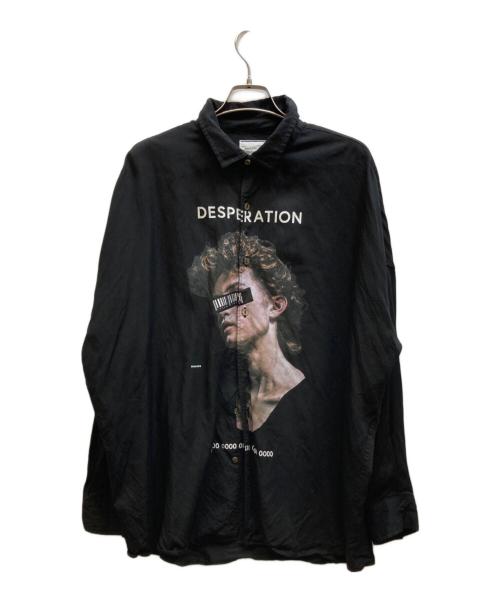 SHAREEF（シャリーフ）SHAREEF (シャリーフ) FACEBIGSHIRTS ブラック サイズ:3の古着・服飾アイテム