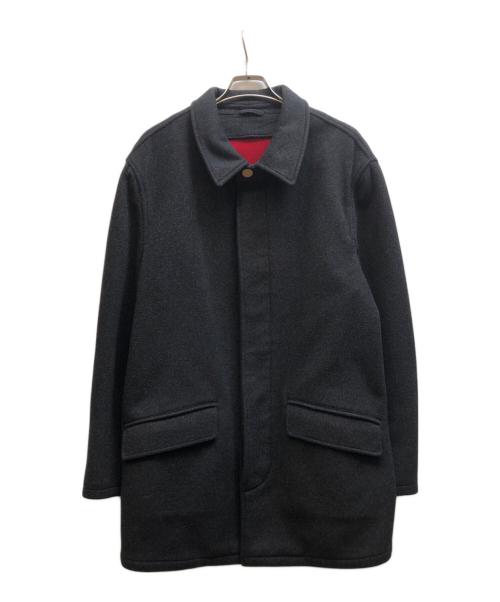ETRO（エトロ）ETRO (エトロ) 比翼ウールコート グレー サイズ:Lの古着・服飾アイテム
