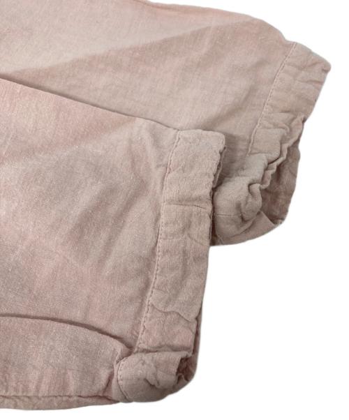 nest Robe（ネストローブ）nest Robe (ネストローブ) リネン混スキッパーシャツワンピース/01233-1405 ピンク サイズ:Fの古着・服飾アイテム