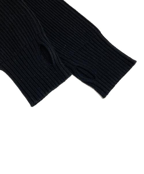 ANDMARY（アンドマリー）ANDMARY (アンドマリー) ジップニット ブラック サイズ:Freeの古着・服飾アイテム