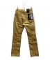 BIG JOHN (ビッグジョン) SURT (サート) ダブルニーペイント加工イージーデニムパンツ / MXSR15M-40 ブラウン サイズ:XS 未使用品：6000円