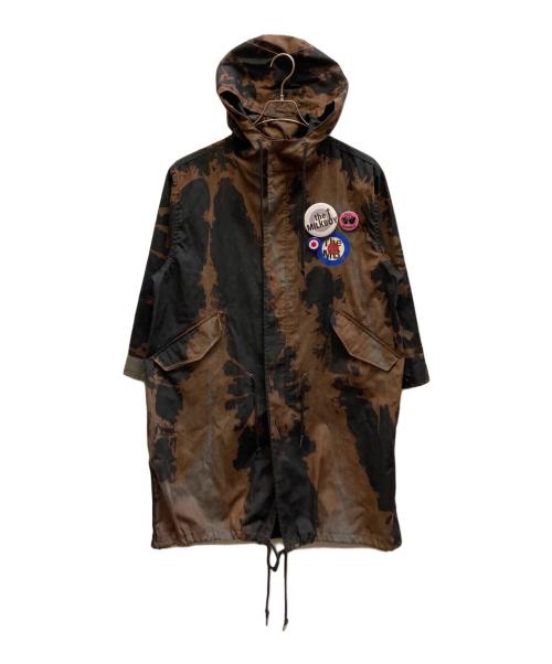 MILK BOY（ミルクボーイ）MILK BOY (ミルクボーイ) BLEACHED MODS COAT ブラウン サイズ:-の古着・服飾アイテム