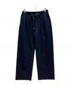 GRAMICCIグラミチ）の古着「2タックシームレスパンツ」｜ネイビー