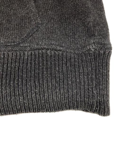 RRL（ダブルアールエル）RRL (ダブルアールエル) コットンニットパーカー ブラック サイズ:Sの古着・服飾アイテム