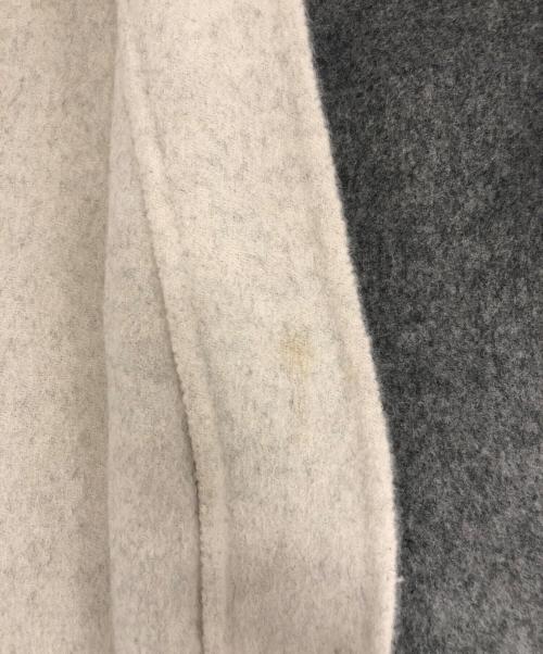 KITH（キス）KITH (キス) ノーカラー ウール ロングコート グレー サイズ:Mの古着・服飾アイテム