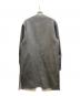 KITH (キス) ノーカラー ウール ロングコート グレー サイズ:M：10000円