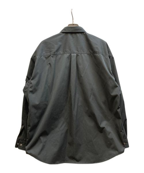 THE NORTHFACE PURPLELABEL（ザ・ノースフェイス パープルレーベル）THE NORTHFACE PURPLELABEL (ザ・ノースフェイス パープルレーベル) 65/35 CPO SHIRT グレー サイズ:Lの古着・服飾アイテム