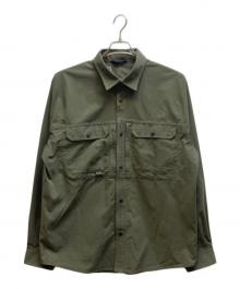 THE NORTH FACE（ザ ノース フェイス）の古着「ファイヤーフライキャノピーシャツ」｜グリーン