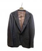 HIDEAKI SAITOヒデアキ サイトウ）の古着「ストライプテーラードジャケット」｜グレー