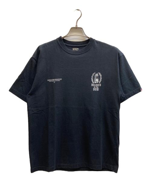 NEIGHBORHOOD（ネイバーフッド）NEIGHBORHOOD (ネイバーフッド) プリントTシャツ ブラック サイズ:3の古着・服飾アイテム