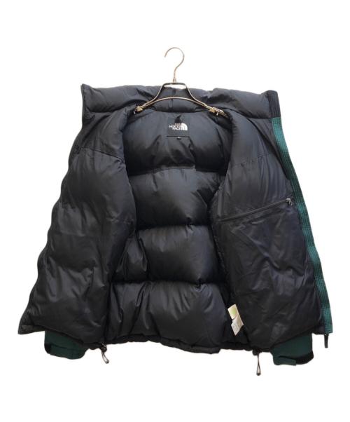 THE NORTH FACE（ザ ノース フェイス）THE NORTH FACE (ザ ノース フェイス) ヌプシジャケット ブラック×グリーン サイズ:Lの古着・服飾アイテム