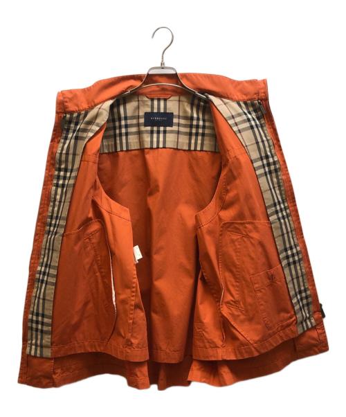 BURBERRY LONDON（バーバリーロンドン）BURBERRY LONDON (バーバリーロンドン) ライナーベスト付きジップアップブルゾン オレンジ サイズ:Lの古着・服飾アイテム