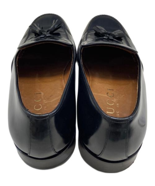GUCCI（グッチ）GUCCI (グッチ) タッセルローファー ブラック サイズ:41 1/2 Eの古着・服飾アイテム
