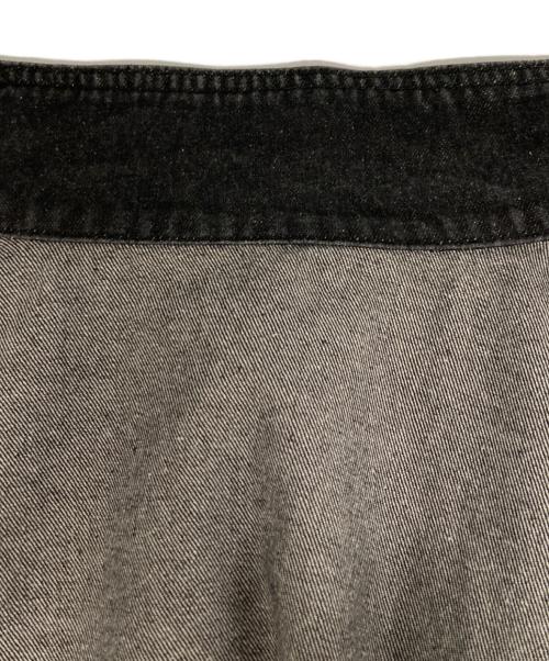 Adam et Rope（アダム エ ロペ）Adam et Rope (アダム エ ロペ) ドライタッチデニムスタンドカラーブルゾン ブラック サイズ:Lの古着・服飾アイテム