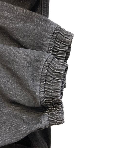 Adam et Rope（アダム エ ロペ）Adam et Rope (アダム エ ロペ) ドライタッチデニムスタンドカラーブルゾン ブラック サイズ:Lの古着・服飾アイテム