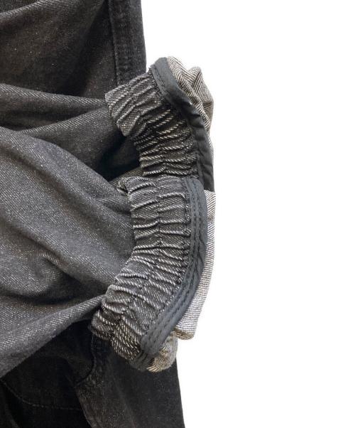 Adam et Rope（アダム エ ロペ）Adam et Rope (アダム エ ロペ) ドライタッチデニムスタンドカラーブルゾン ブラック サイズ:Lの古着・服飾アイテム