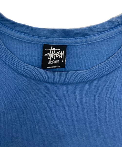 stussy（ステューシー）stussy (ステューシー) ロゴTシャツ ブルー サイズ:Mの古着・服飾アイテム