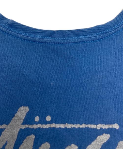 stussy（ステューシー）stussy (ステューシー) ロゴTシャツ ブルー サイズ:Mの古着・服飾アイテム