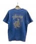 stussy (ステューシー) ロゴTシャツ ブルー サイズ:M：6000円