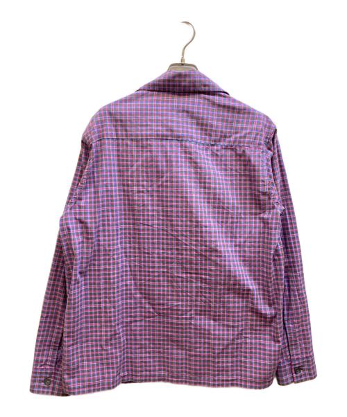 OUR LEGACY（アワーレガシー）OUR LEGACY (アワーレガシー) ヒューゼン シャツ ブラウン×パープル サイズ:44の古着・服飾アイテム