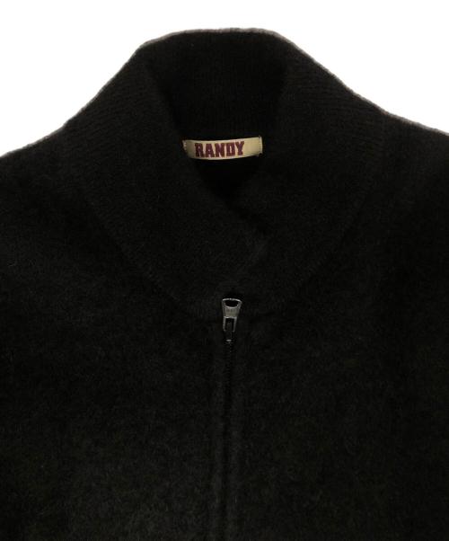 RANDY（ランディー）RANDY (ランディー) ドライバーズニットブルゾン ブラック サイズ:2の古着・服飾アイテム