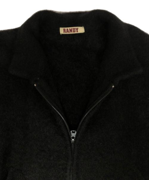 RANDY（ランディー）RANDY (ランディー) ドライバーズニットブルゾン ブラック サイズ:2の古着・服飾アイテム