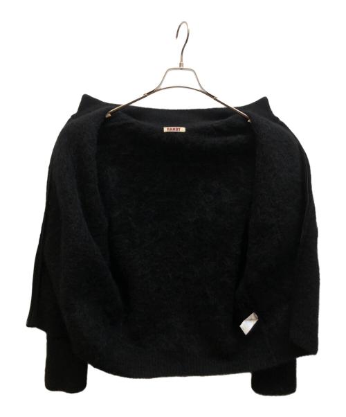 RANDY（ランディー）RANDY (ランディー) ドライバーズニットブルゾン ブラック サイズ:2の古着・服飾アイテム