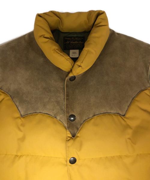 RRL（ダブルアールエル）RRL (ダブルアールエル) スエード切替中綿ベスト ブラウン サイズ:Mの古着・服飾アイテム