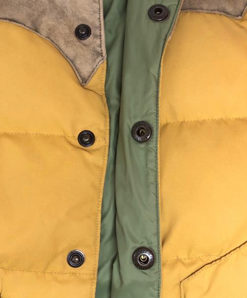 RRL（ダブルアールエル）RRL (ダブルアールエル) スエード切替中綿ベスト ブラウン サイズ:Mの古着・服飾アイテム