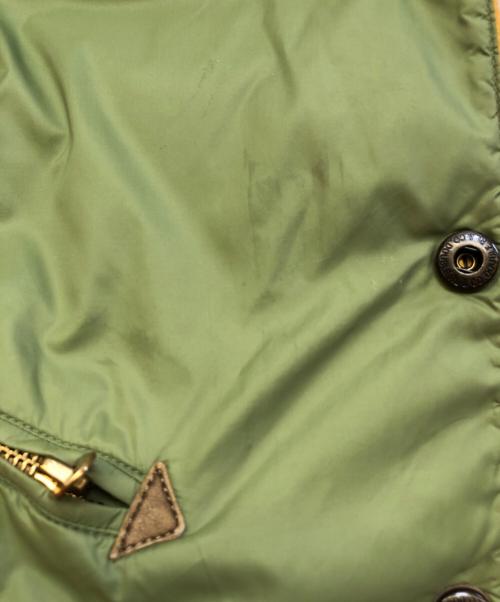 RRL（ダブルアールエル）RRL (ダブルアールエル) スエード切替中綿ベスト ブラウン サイズ:Mの古着・服飾アイテム